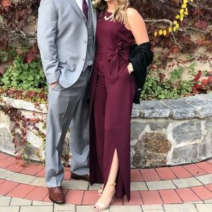 Maroon Jumpsuit